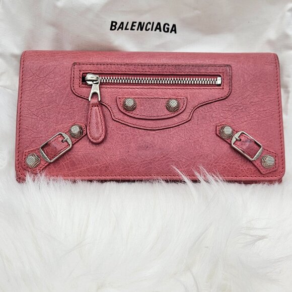 Balenciaga Light Pink Leather wallet - Picture 8 of 17